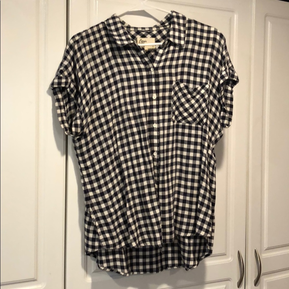 Cotton Plaid button up